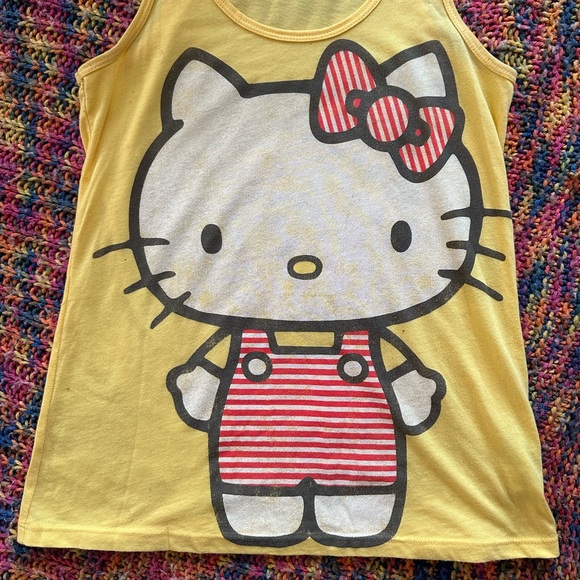 Sanrio Yellow Hello Kitty Tank Top - Picture 3 of 4